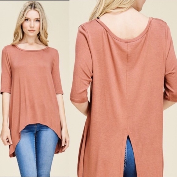 Papermoon Tops - SALE 3/$20 Papermoon Terra Cotta Short Sleeve Top